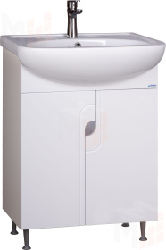 Тумба под умывальник "Уют 60 Лилия" без ящика Айсберг