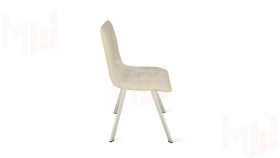 Стул Бруно (паук Т2) Бежевый муар, Кожзам Бежевый