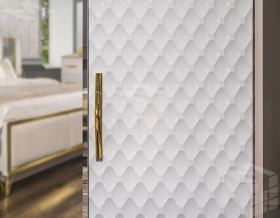 Спальня Lara 5-ств белый глянец