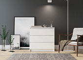 Комод Мори 800.1 белый