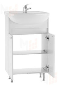 Тумба под умывальник "Арго 55 ЛАЙТ" без ящика Домино
