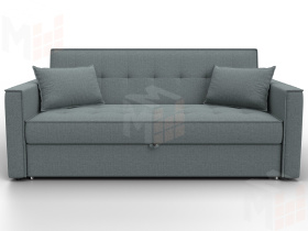 Диван прямой Лига-104 (160) ( Амур 07 серый )