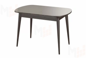 Стол раскладной Хоста с цилиндрическими опорами Капучино