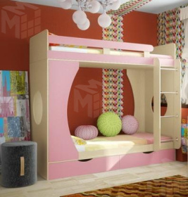 Кровать двухъярусная Фанки Кидз 2