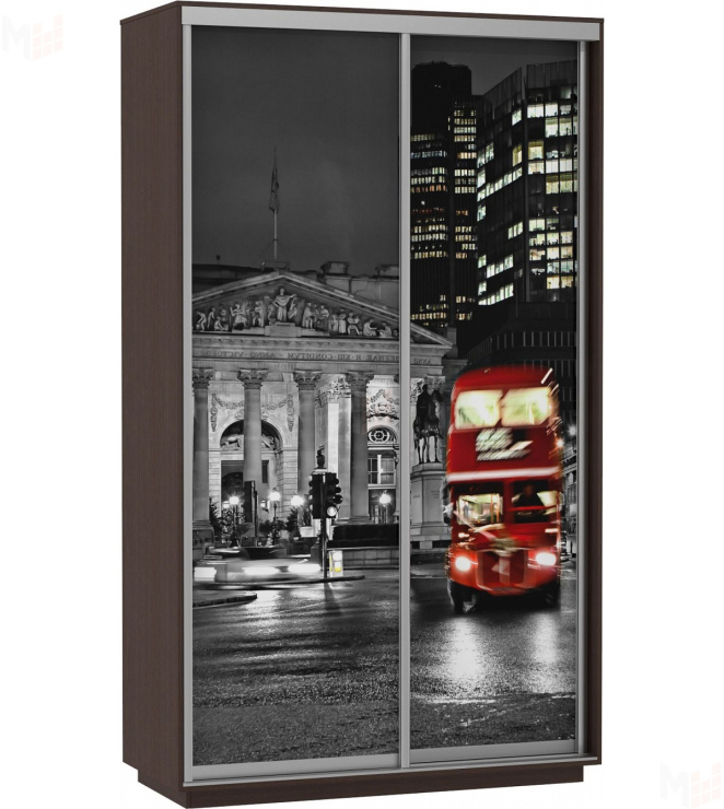 Шкаф-купе Экспресс Фото дуо 1600 Лондон (2200)