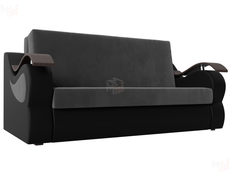 Прямой диван Меркурий 120 (Серый\Черный)
