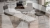 Стол обеденный раздвижной Мэдисон Тип 1 Белый муар, Ателье темный