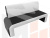 Кухонный прямой диван Кармен (Черный\Белый)