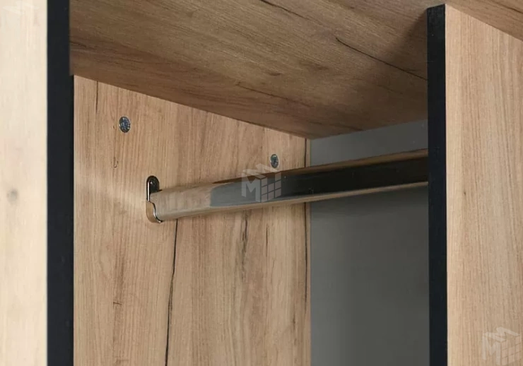 Шкаф угловой Ольга-Лофт 9.1 Дуб Крафт Золотой/Темно-Серый