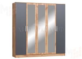 Шкаф Мартина 5-ти створчатый (дуб крафт/графит)