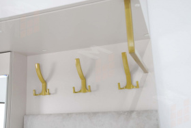 Прихожая Николь 1 Кашемир/Ручки-сатиновое золото