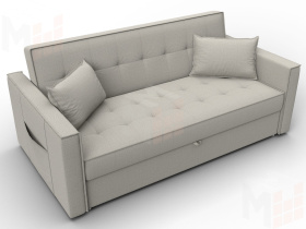 Диван прямой Лига-104 (160) ( Амур 02 бежевый )