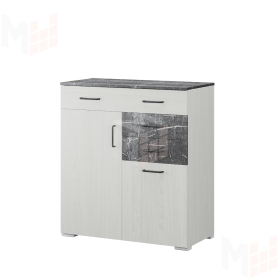 Комод Теана (ясень анкор светлый/мрамор дарк)