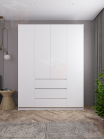 Шкаф Мори 1600.1 белый