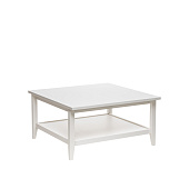 Leset Стол журнальный "Мира" (Стол журнальный 90х90) (Белый)