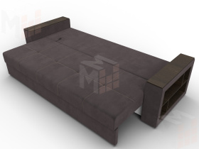 Диван прямой Дубай Лайт ( SEVEN 727 коричневый )