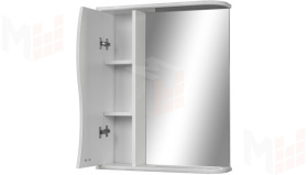 Зеркало-шкаф Волна 55 см левый