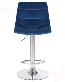 Стул барный DOBRIN TAILOR (синий велюр (MJ9-117))