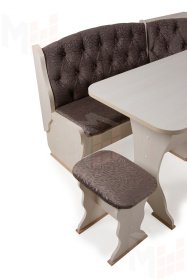 Кухонный уголок Орхидея Люкс (бодега/флок Графит)