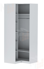 Шкаф Угловой Иннэс-7 Каркас Белый