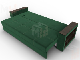 Диван прямой Дубай Лайт ( SEVEN 626 зеленый )