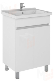 Тумба под умывальник "Миранда 60 Норма" без ящика Айсберг