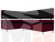 Кухонный уголок Стайл левый угол (Бордовый\Черный)