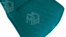 Стул Фэнди К1С  Черный муар, Велюр Confetti Izumrud