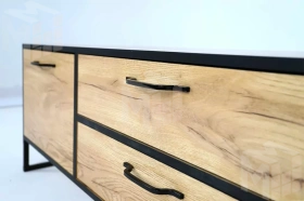 Тумба ТВ Виртон 1 Дуб Крафт Золотой