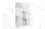 Шкаф трехдверный Зефир  109.02 белое дерево/пудра розовая (эмаль)