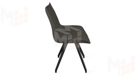 Стул Фэнди К4 Черный муар, Велюр Confetti Stone
