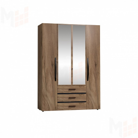 Шкаф для одежды и белья NATURE 555 Дуб Табачный