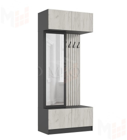 Прихожая Роджинамиф (дуб крафт белый/графит)