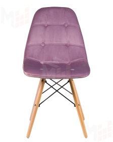 Стул обеденный DOBRIN BENNET (ножки светлый бук, пудрово-сиреневый велюр (HLR-27))