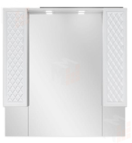 Шкаф-зеркало 3D 100 Эл. Домино