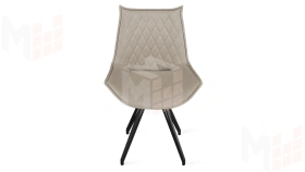 Стул Фэнди К4 Черный муар, Велюр Confetti Smoke