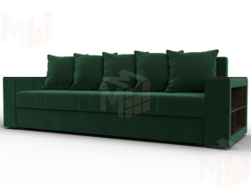 Диван прямой Дубай Лайт ( SEVEN 626 зеленый )