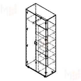 Шкаф для одежды Дельта - 2