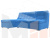 Угловой диван Релакс угол левый (Голубой)