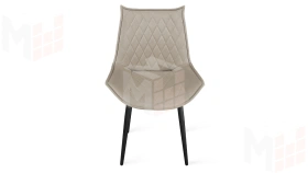 Стул Фэнди К1С  Черный муар, Велюр Confetti Smoke