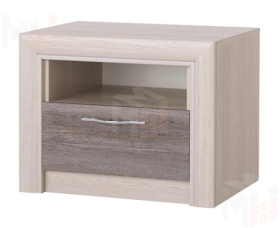 Тумба прикроватная Октава (дуб клабхаус серый)