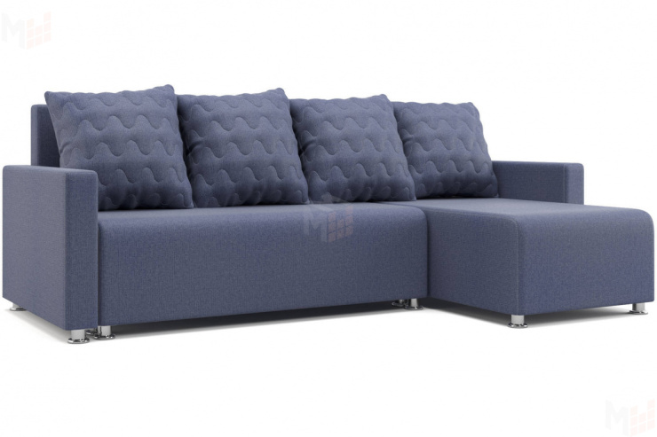 Угловой диван Челси-2 (синий)