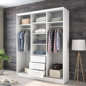 Шкаф-купе Маэстро (белый)