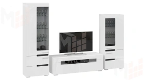 Набор мебели Фьюжн №2  ГН-260.002 Белый, Белый глянец