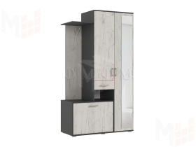 Прихожая Лира (Графит/крафт белый)