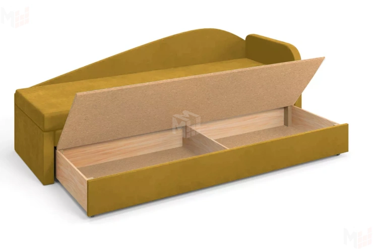 Диван Верди Правый Желтый