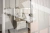 Шкаф Гравита 4-дверный белый глянец с зеркалом