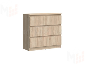Комод Челси 800 3 ящика (сонома)