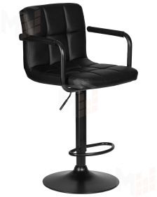Стул барный DOBRIN KRUGER ARM BLACK (черный)
