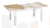 Стол обеденный Ванкувер тип 1  Белый, Дуб Крафт золотой